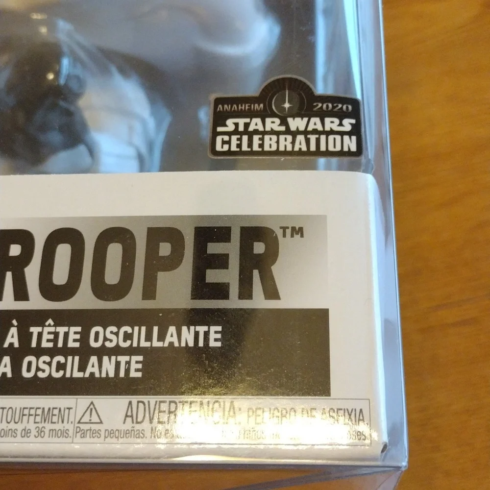 Large 10" Funko Pop STORMTROOPER #391 Star Wars Celebration Bobble Head - Picture 6 of 8